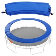 BESTSKY 2026 New Universal 14Ft Trampoline Cover Pad, Waterproof Round Spring Mat for Trampoline Frame Replacement Parts, Blue