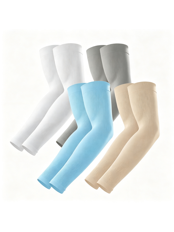 Upf 50+ Uv Arm Sleeves for Men Women, Sun Protection Cooling Sleeves for Running Cycling Golf Tattoo Cover Versatile Arm Sleeves for Women