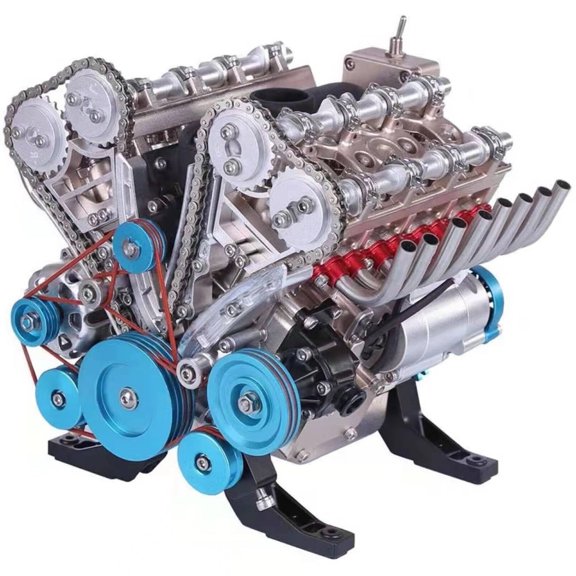 BESTSKY V8 Combustion Engine Model Kit, Premium Resin