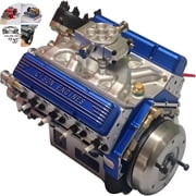 BESTSKY V8 Gasoline Engine Model Kit, 89% OHV Small Block Mini Motor, Build Your Own STEM Educational Toy for Adults, Hobbyist Mechanical Collectible Display