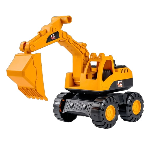 BESTSKY Vehicles Truck Toys,Excavator Toys for Boys 3-5 Year Old,Plastic Excavator Toy,Multicolor