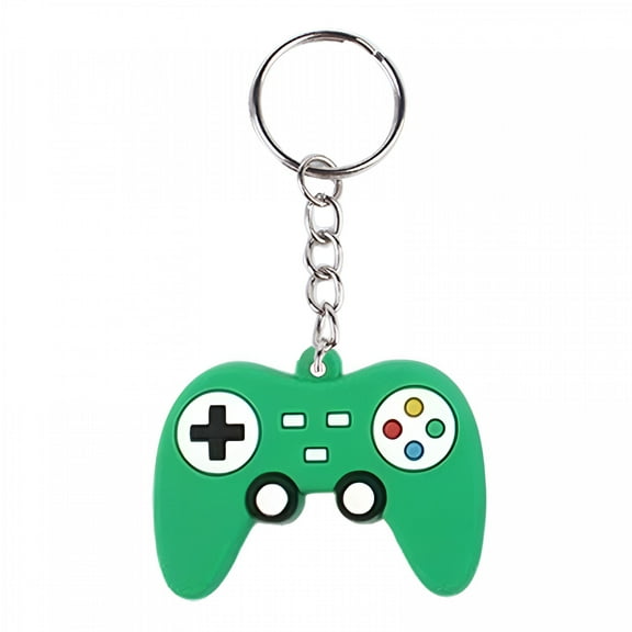 BESTSKY Video Game Party Favors, Video Game Keychain, Birthday Gaming Party Gifts, Mini Game Console for Kids Classroom Prizes, Goodies Bags Stuffer, Backpack - Green