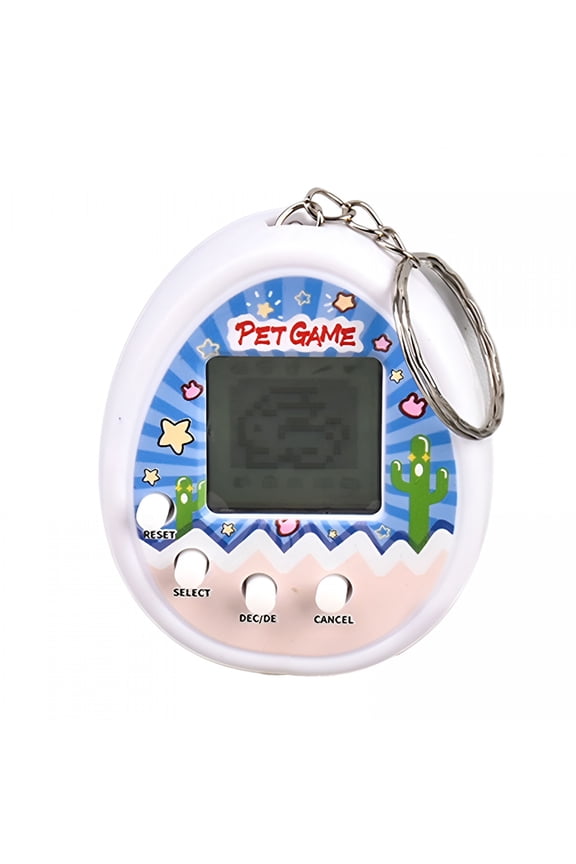 Virtual Electronic Digital Pet Keychain Game Digital Game Keychain, Nostalgic Virtual Digital Pet Retro Handheld Electronic Game Machine with Keychain for Boys Girls