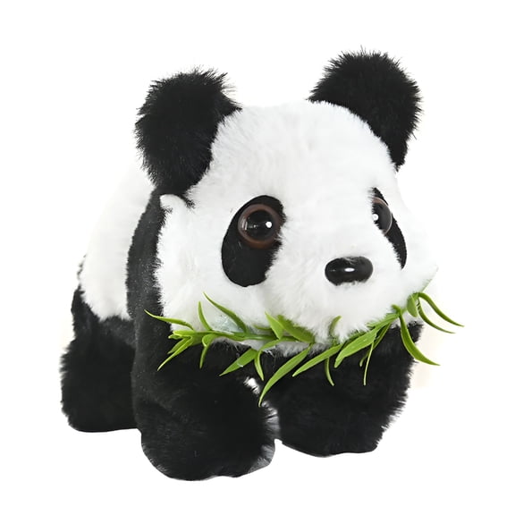 BESTSKY Walking Talking Panda Toy, Realistic Moving Plush Bear with Sound Effects, Battery-Powered Interactive Stuffed Animal, Educational Role-Play Companion for Kids