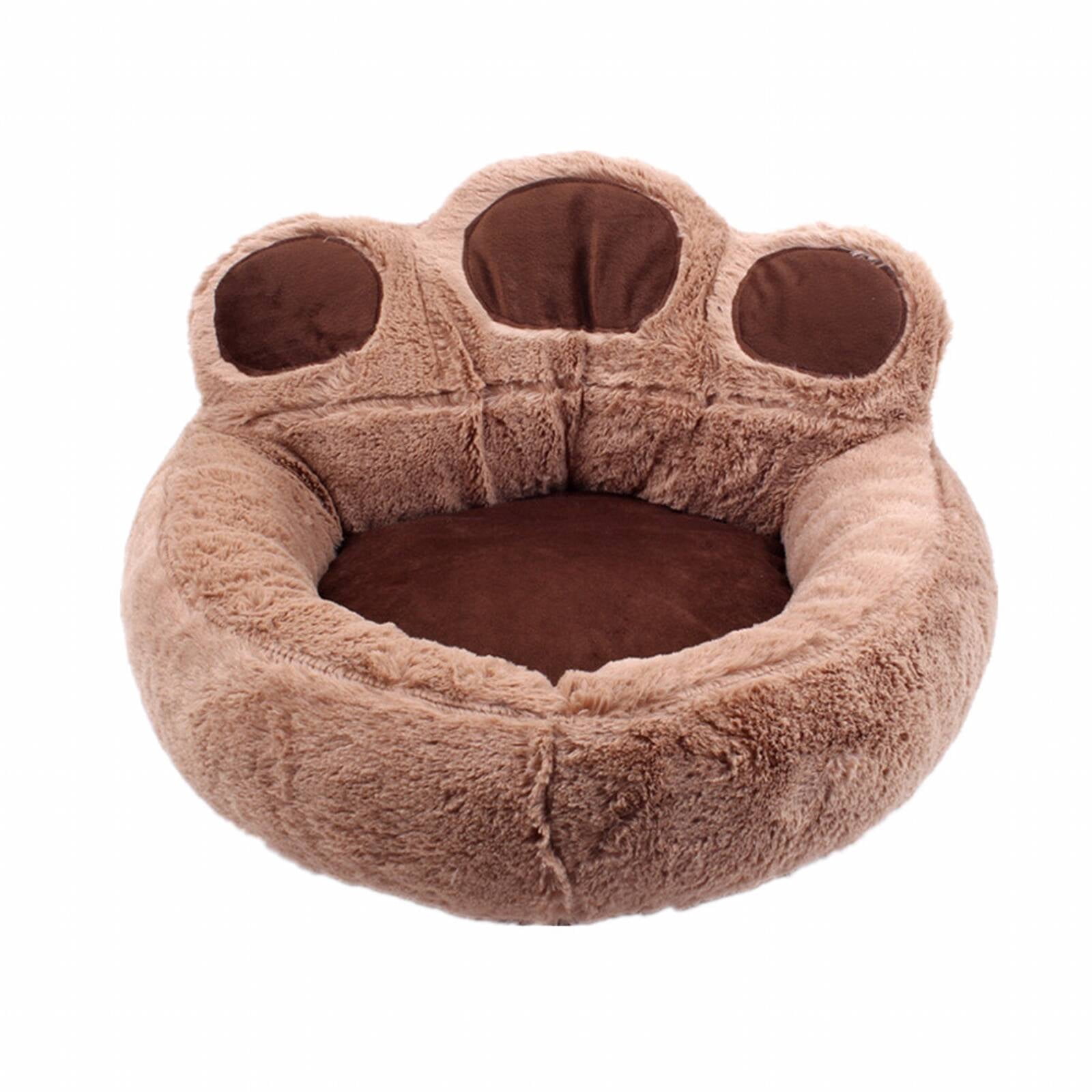 BESTSKY Washable Dog Bed,Pets Sleep Comfortably Dog Mat,Eco-Friendly Material Cat Beds for Indoor Cats,Coffee,M
