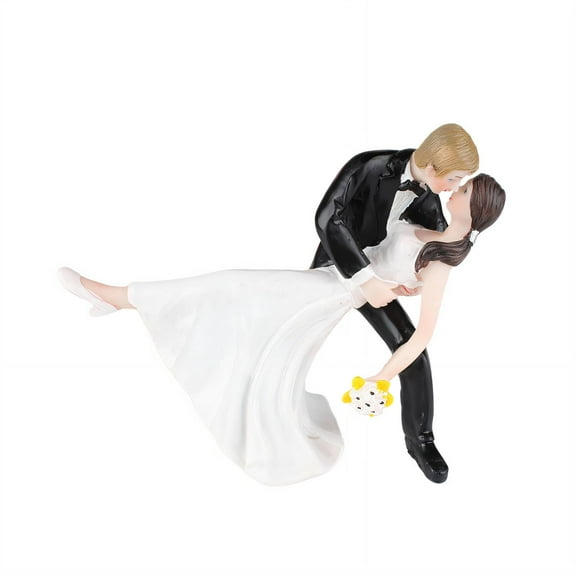 BESTSKY Wedding Cake Toppers,Creative Wedding Figurines Cake Topper Wedding,Wedding Bride and Groom Figurines Wedding Cake Topper,Style8