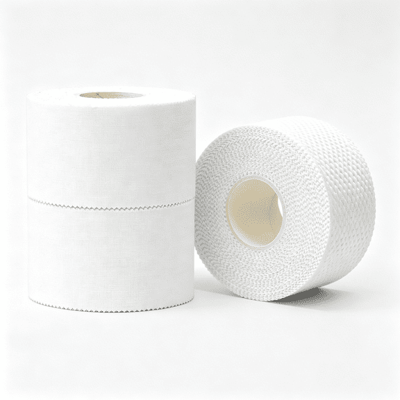 BESTSKY White Athletic Tape Breathable Type Very Strong Athletic Tape No Sticky Residue for Athletes, Sport Trainers and First Aid Injury Wrap, Suitable for Fingers Ankles Wrist