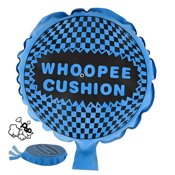 BESTSKY Whoopie Cushion,Funny Sponge Fart Noise Maker,Self-Inflating Whoopee Cushion,Realistic Sounds Prank Gifts,Blue