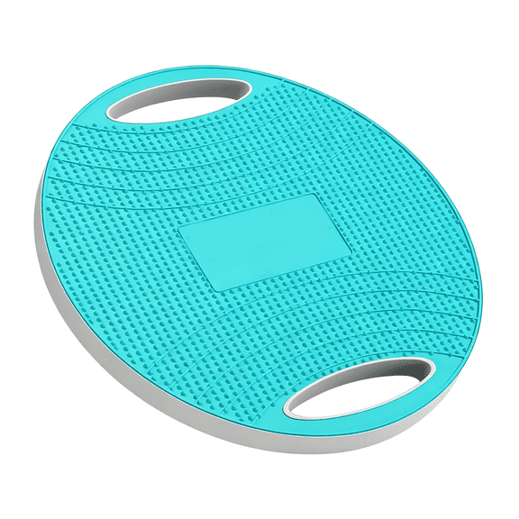 BESTSKY Wobble Balance Board, Plastic Stability Trainer with Handles for Standing Desk, Core Training & Home Gym Workout with Handles Wobble Board