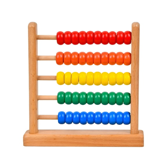 BESTSKY Educational Abacus for Kids Arithmetic Rack Wooden Counting Toy Counting Frame Toy Digital Educational Tool for Children Kids