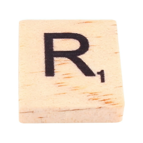 BESTSKY Wooden Scrabble Tiles,100pcs Wooden Alphabet Scrabble Tiles Letters Crafts Gift