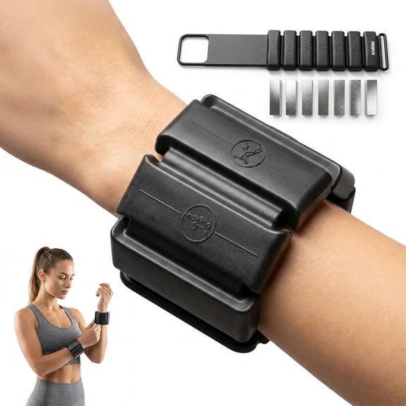 BESTSKY Wrist & Ankle Weights Set of 2 (1 Lb/2 Lb Each) Adjustable Wrist Weights for Women Men,Soft Silicone Arm & Leg Weights for Walking,Pilates,Yoga,Workout,Strength Training