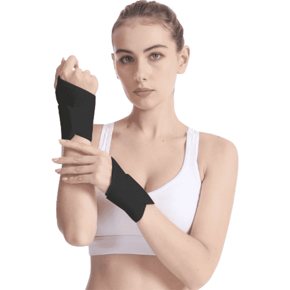 BESTSKY Wrist Brace,Breathable Hollow Hand Brace,Upgraded Fastening System Wrist Widget,Black