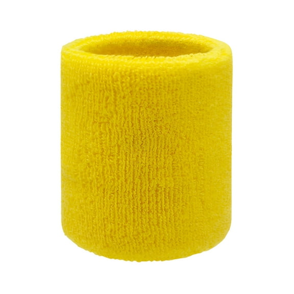 BESTSKY Wrist Bands,Sweat Bands Wristbands,Racket Sports Tennis Wristbands,Yellow