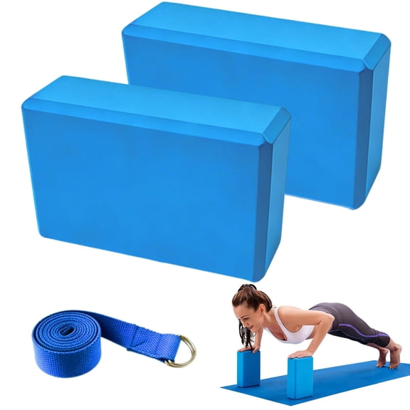 BESTSKY Yoga Block - Supportive Latex-Free Eva Foam - Soft Non-Slip Surface with Beveled Edges for Yoga, Pilates, Meditation - Yoga Accessories for Stability, Balance, Deepen Stretches