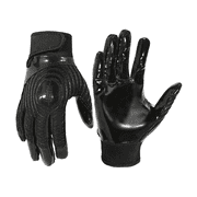BESTSKY Youth Football Gloves,Kids Sticky Receiver Gloves,Super Grip Football Glove Gift for Boys,Girls,Max Tack Grip Boost Football Gloves