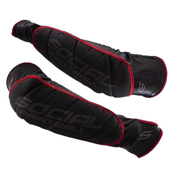 BESTSKY l SMPL Elbow Pads - Black / Red