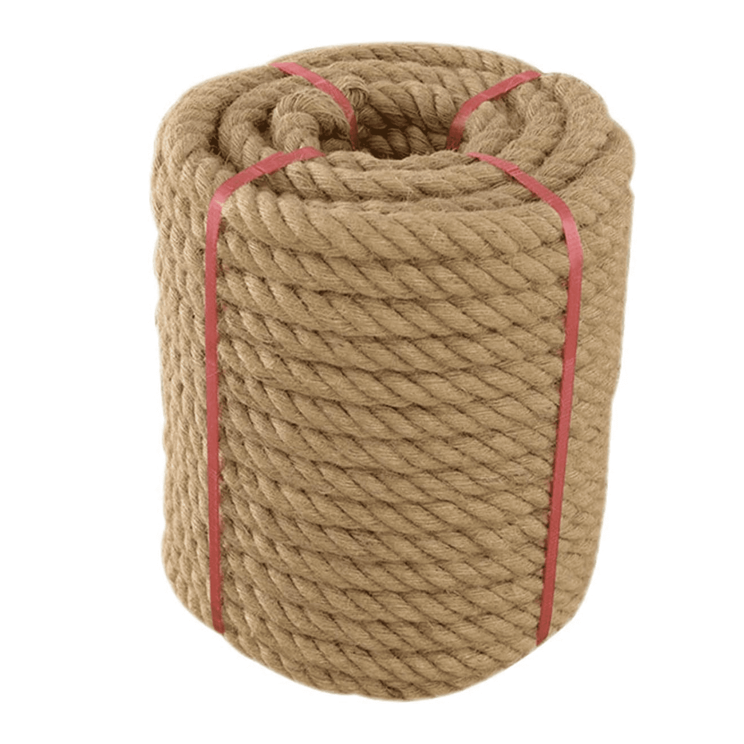 BESTSLE 100ft Jute Rope 25mm 4 Strand Thick Braided Twine Manila Rope for  Dock Cord DIY,jute rope for crafts 