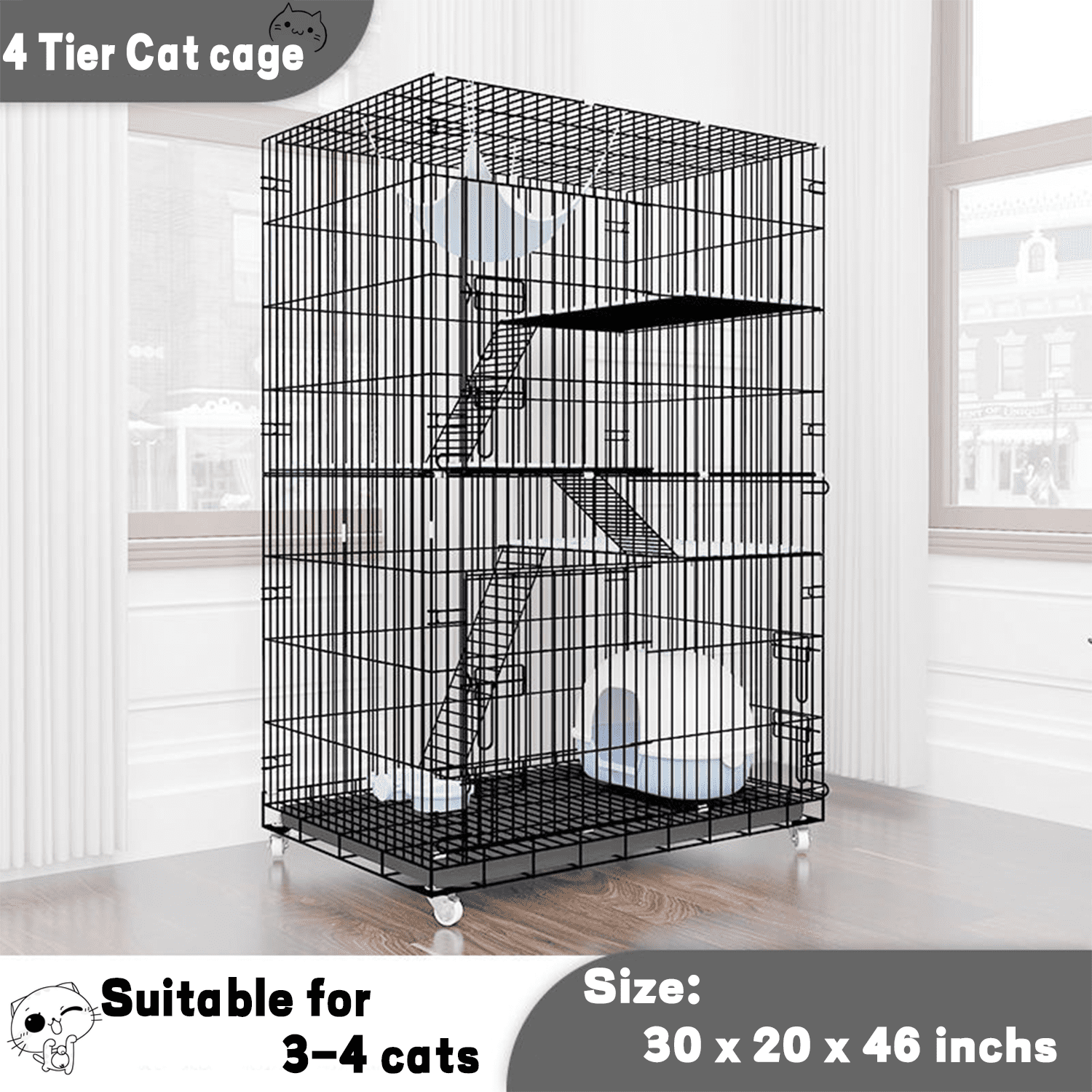 Cat store playpen walmart
