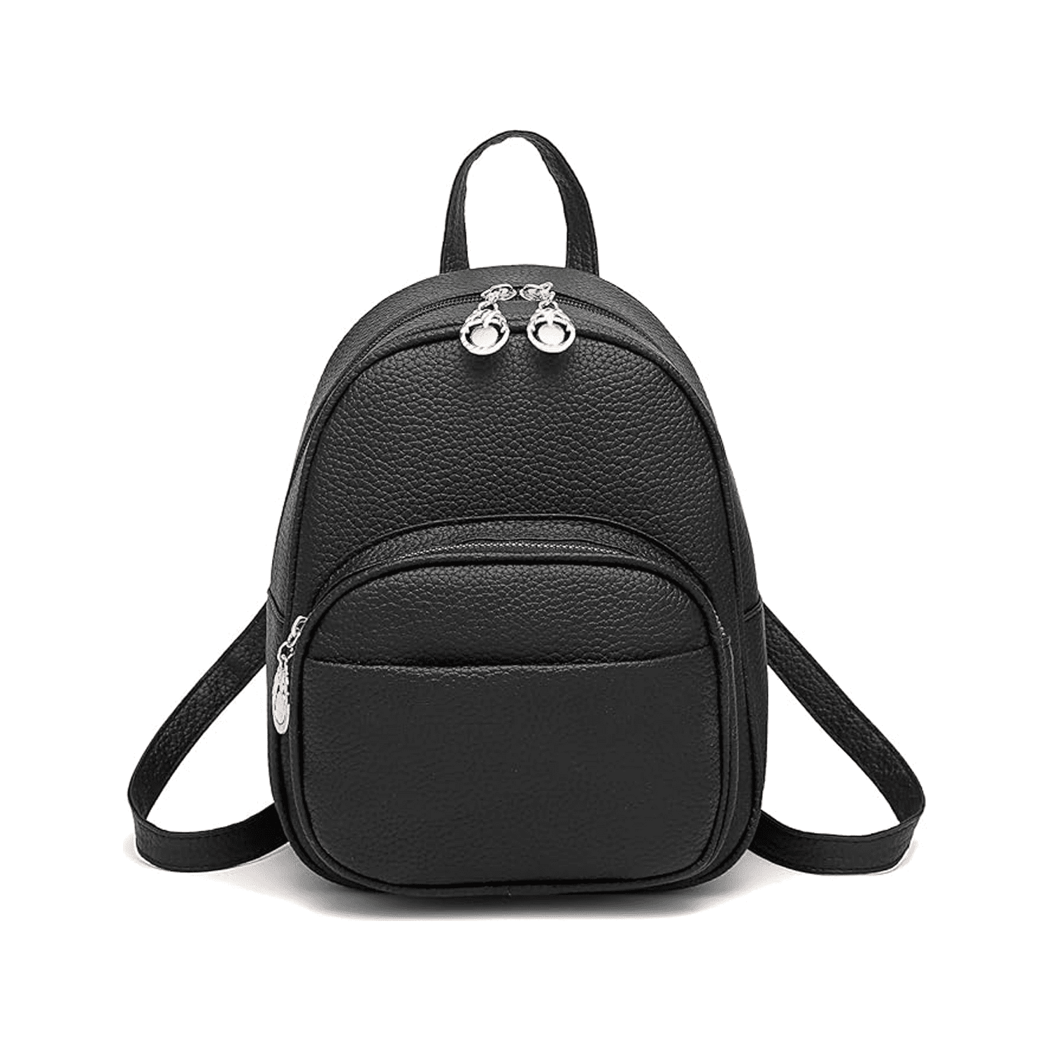 BESTSLE Small Leather Backpack for Women Fashion Shoulder Handbags Multiple Zipper Pockets Cute School Bookbags Ladies Satchel Bags Black 5f4d875b 0cc8 4bf7 9c7b 2aebb967d336.757c6fbb520268d7a08bf05ff86bab50
