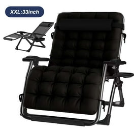 Lilypelle Zero Gravity Chair with Double sided Pearl Mat Adult Folding Reclining Lounge Chair Recliner Chairs with Tray Pillow