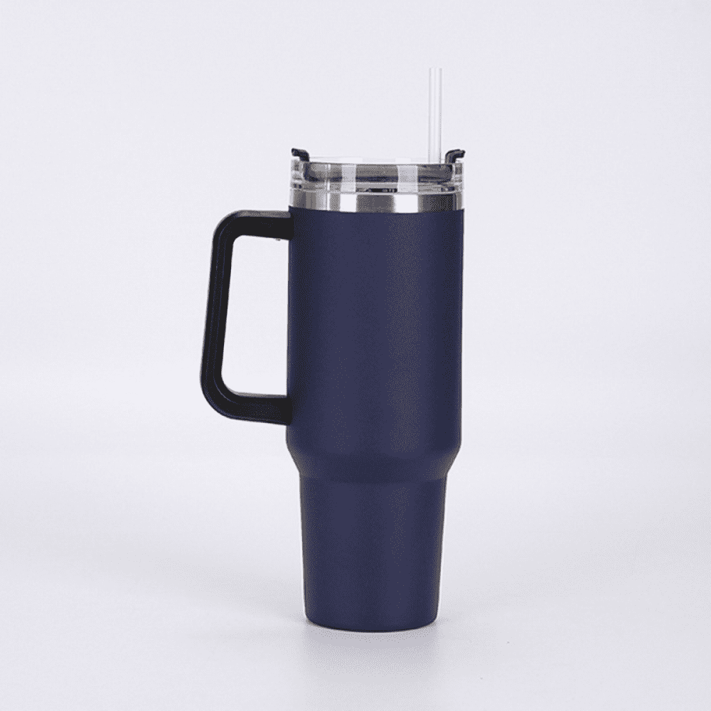 40 oz Tumbler With Handle and Straw Lid, Double Wall Vacuum Sealed  Stainless Steel Insulated Tumbler…See more 40 oz Tumbler With Handle and  Straw Lid