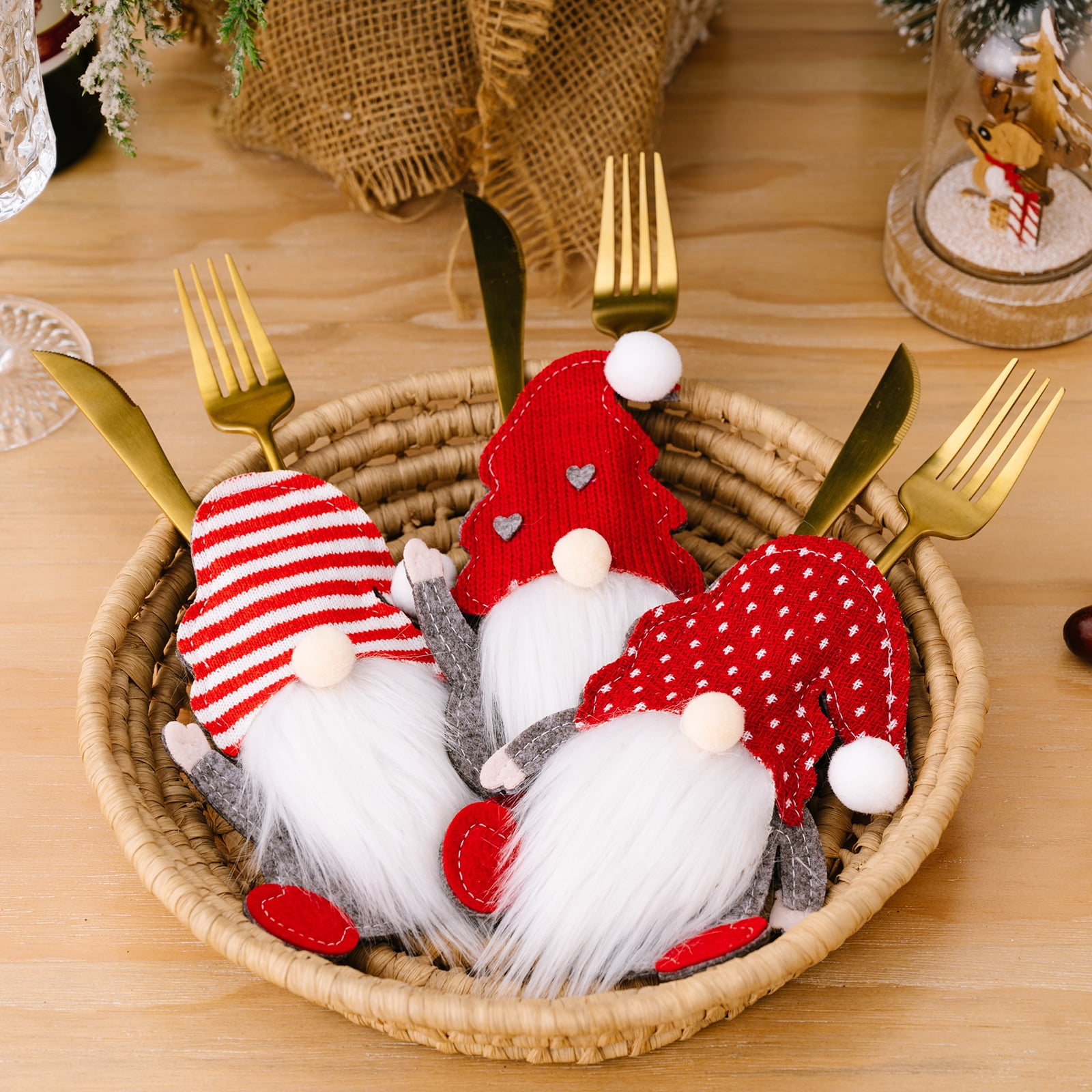 CHRISTMAS DECORATE MY KITCHEN WITH ME/ unboxing my DOCKORIO KITCHEN KNIFE  SET #finds 