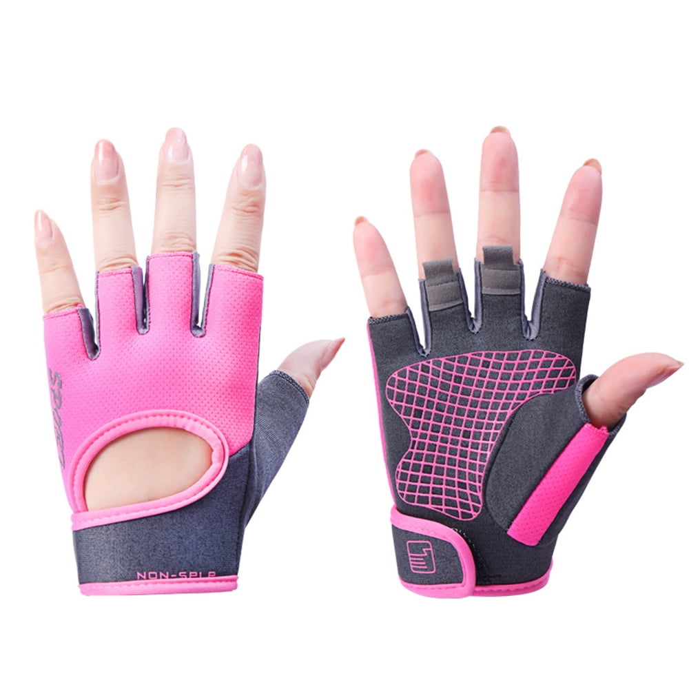 BESTSPR Half Finger Workout Gloves Light and Thin Type Exercise Gloves Summer Female Yoga Outdoor Sports Cycling Men s Horizontal Bar Dumbbell Equipment Training Walmart