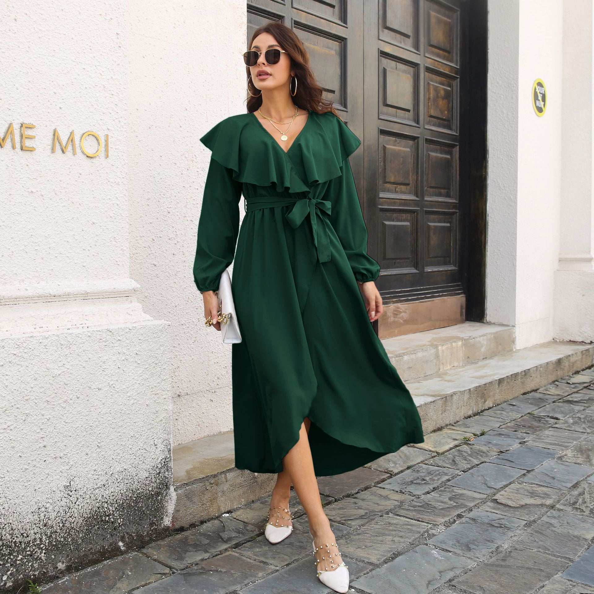 Best long top sleeve dresses