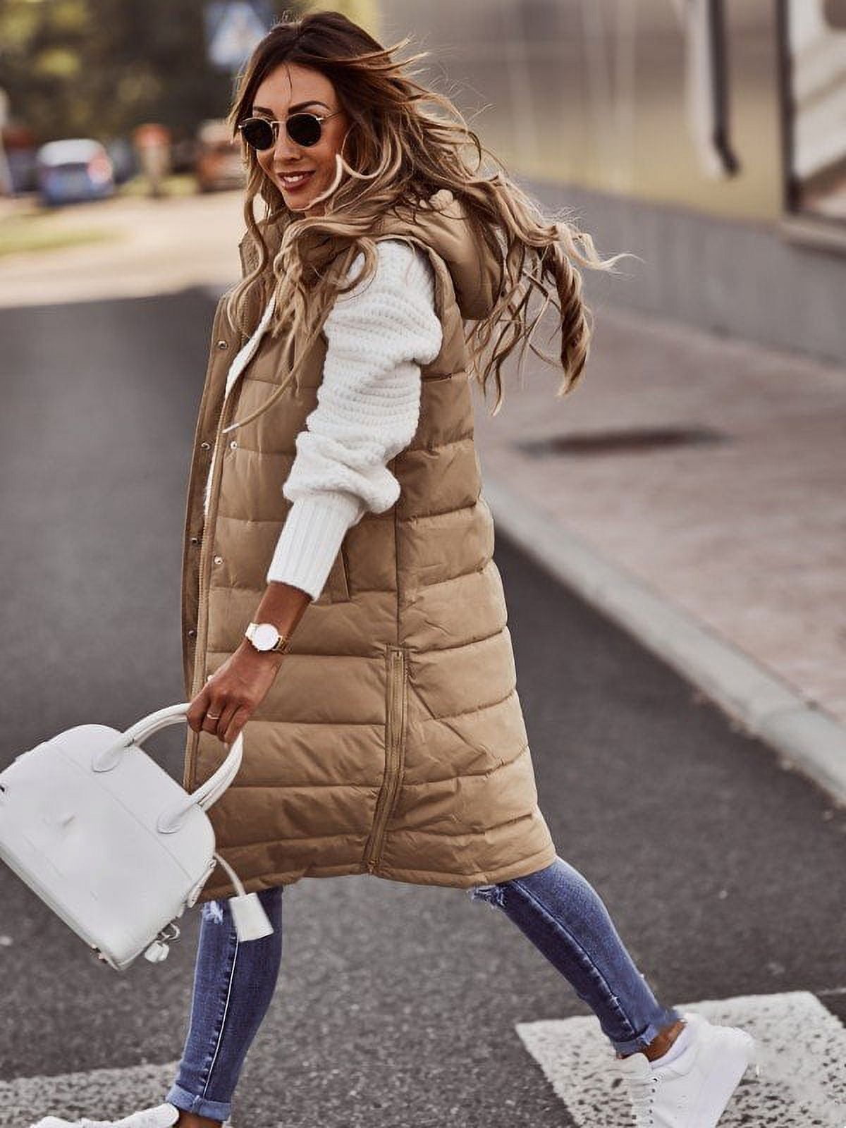 Women's Long Puffer Vest – Fabulous Me Boutique Shoes & Accessories