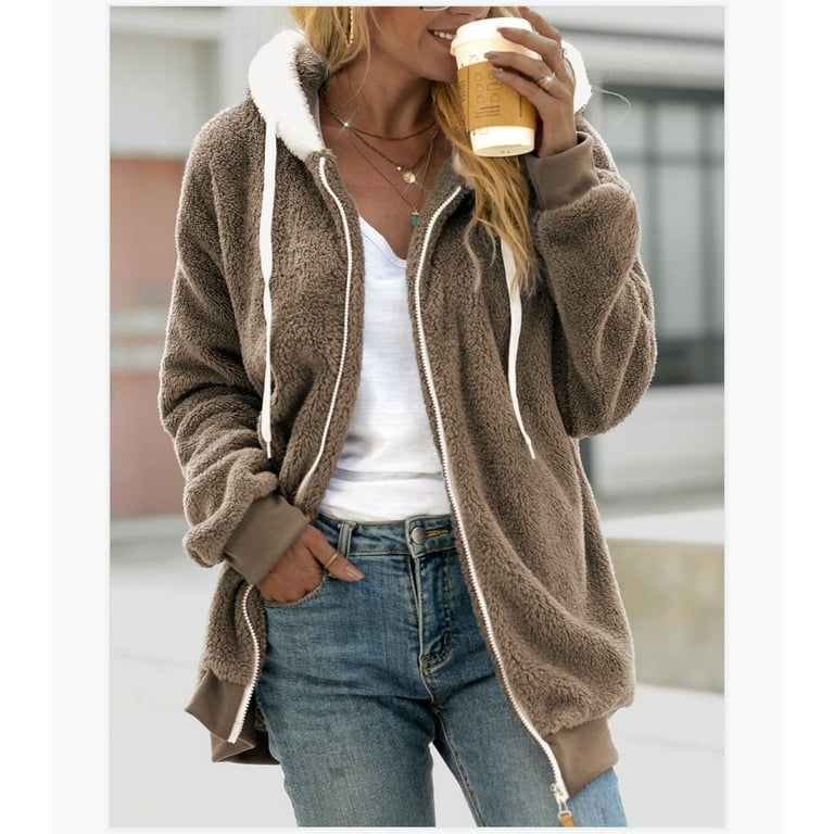 Walmart womens sherpa jacket shop