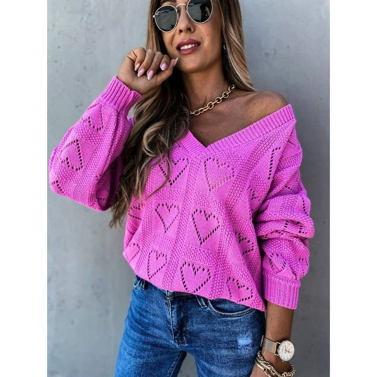 Heart shaped cheap sweater