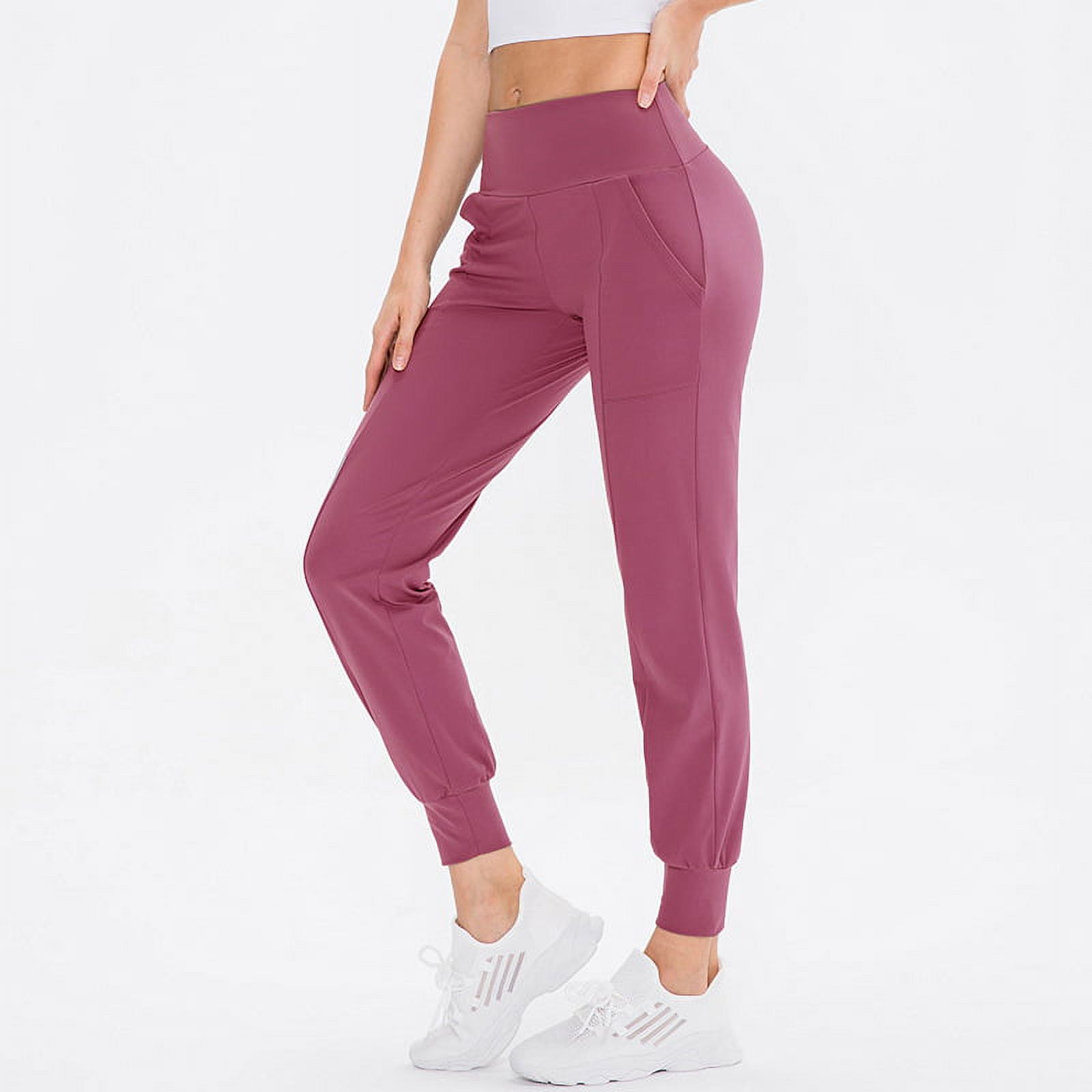 BESTSPR Sweatpants for Women Loose Legged Yoga Pants High Waist Lean Casual  Sports Pants Stretch Training Fitness Pants S-2XL 