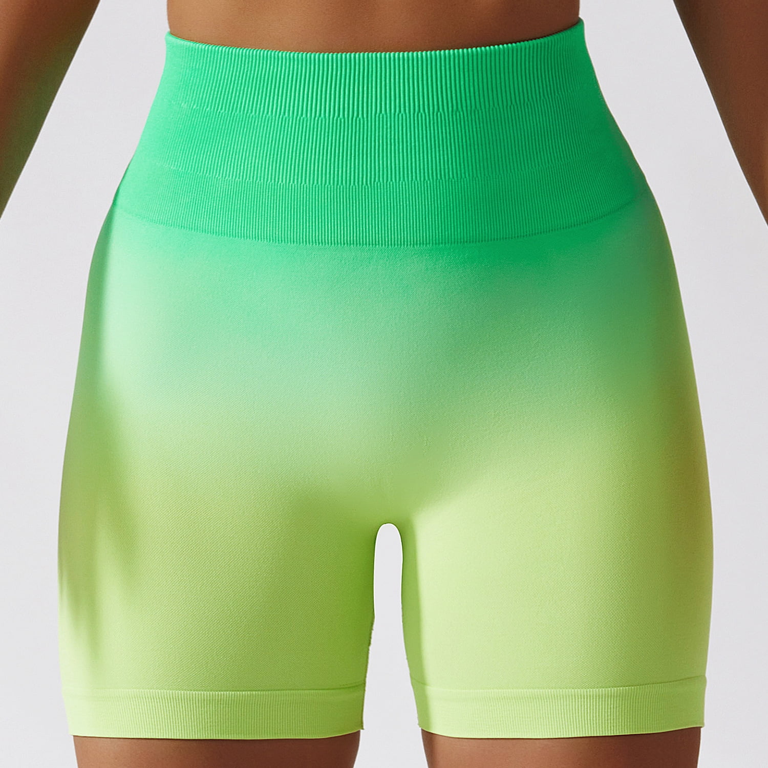 BESTSPR Women's High Waist Yoga Shorts Compression Workout Running Shorts  Size S-L 