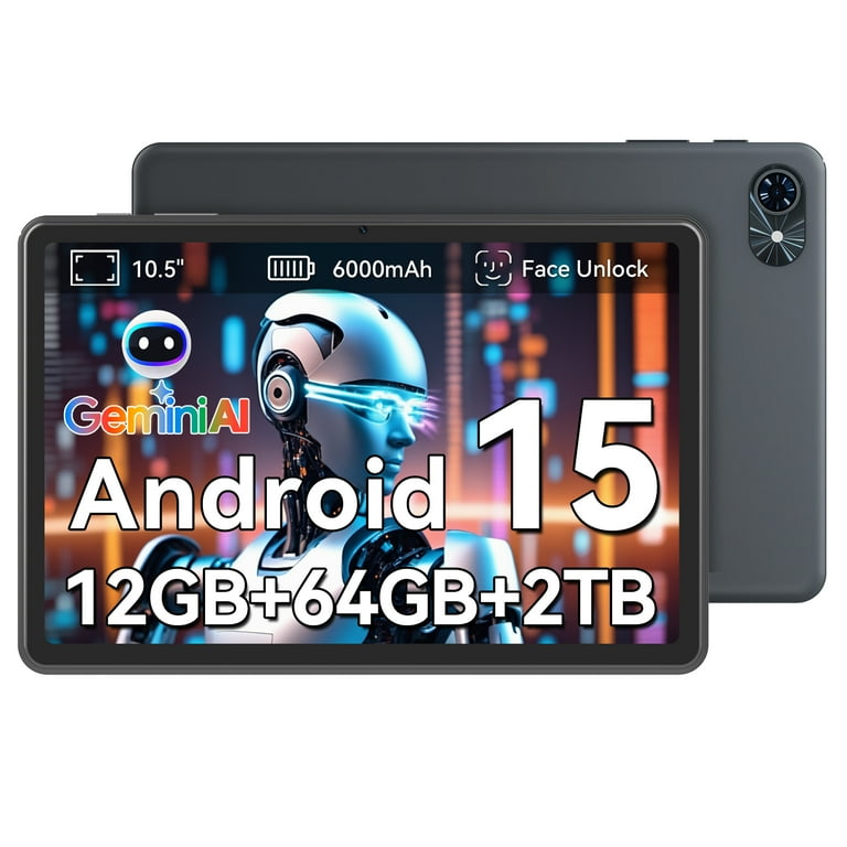Tablet 2025 Latest Android 15 Tablets T80, 10.5 inch Tablet