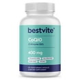 thumbnail image 1 of BESTVITE Coenzyme CoQ10 400mg (120 Vegetarian Capsules) Naturally Fermented - No Stearates - Vegan - Non GMO - Gluten Free, 1 of 7