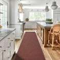 thumbnail image 1 of BESTVUE Area Runner Rug Outdoor Non Slips Carpet Runners Indoor Utility Rugs Mat for Kitchen Hallway Entryway Garage with Rubber Backing Dark Brown 2ft x 12ft, 1 of 7