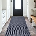 thumbnail image 1 of BESTVUE Runner Rug Outdoor Non Slips Carpet Runners Indoor Utility Area Rugs Mat for Kitchen Hallway Entryway Garage with Rubber Backing Checkred Grey 4ft x 7ft, 1 of 7