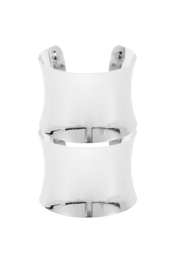 1 Pair Fashion Chunky Bracelet for Women Zinc Alloy Mix and Match Geometric Arc Any Occasion Jewelry