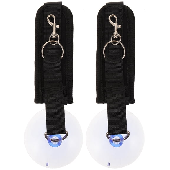 BESTYASH 1 Pair Dog Bath Leash Tether Nylon For Pet Black