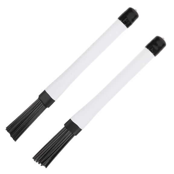 BESTYASH Nylon Wire Drum Brushes for Snare Drums and Percussion Multi 1Pair