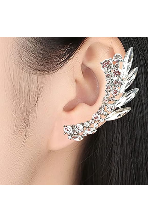 1 Pair Ear Bone Clips Alloy Clip On Fashion Accessory for Women