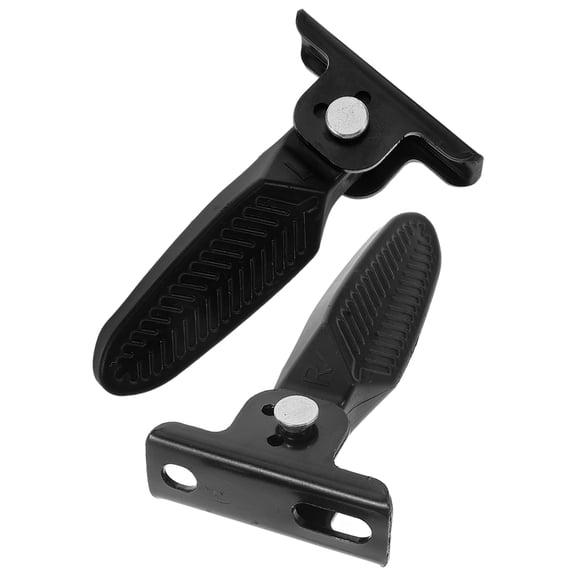 BESTYASH 1 Pair Of Bike Foot Pegs For Bicycle Black Aluminum Comfortable Footrest Passengers Long Rides