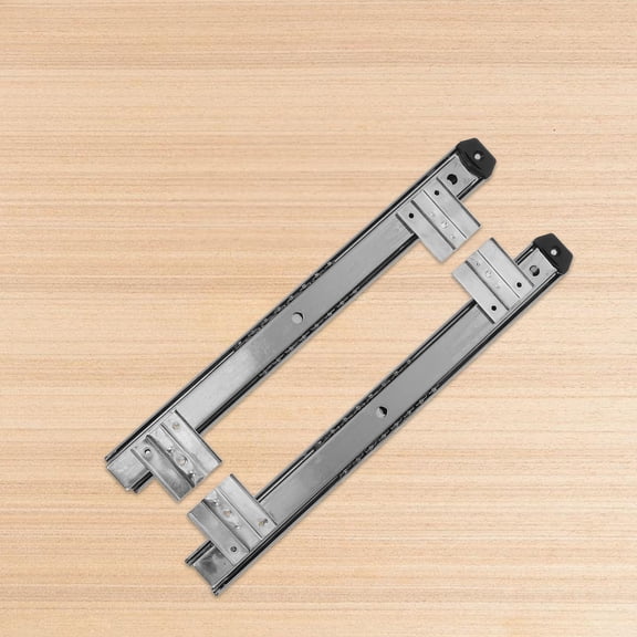 BESTYASH 1 Pair Cold Rolled Steel Drawer Slides for Office Desk and Computer Table, Hardware for Back to School Use