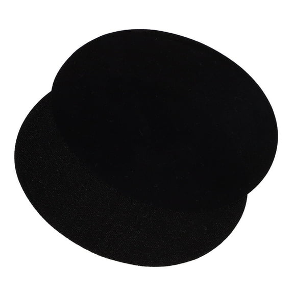 BESTYASH 1 Pair Black Oval Elbow Patches for Jackets, Clothes Repair and Decorative Use