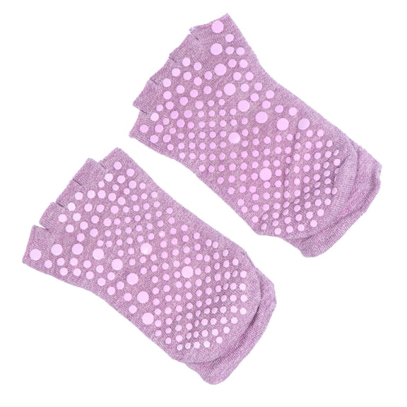 BESTYASH Women's Yoga Pilates Socks, Anti- Moisturizing Fabric Socks for Walking and Exercise, 1 Pair