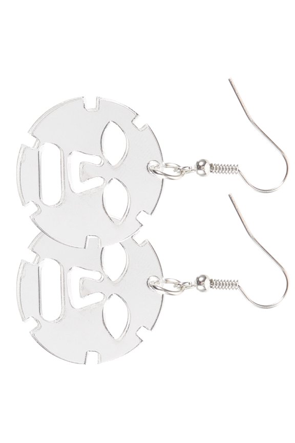 1 Pair of Novelty Earrings for Women Assorted Color Punk Style Plastic Facial Mask Modeling Option
