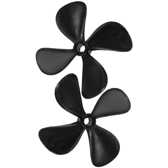 BESTYASH 1 Pair Four-Blade PC Boat Propellers High Performance Replacement for Model Boat Hobbyists and Enthusiasts
