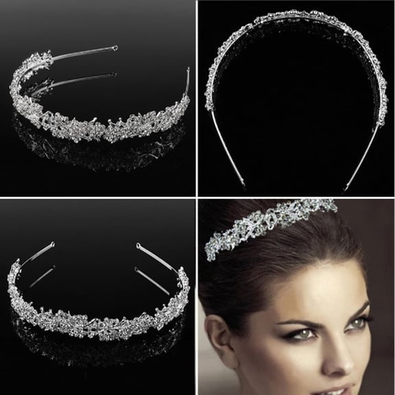 BESTYASH 1 Pc Circular Hair Crown Wedding Accessories for Bridesmaids Formal Affairs