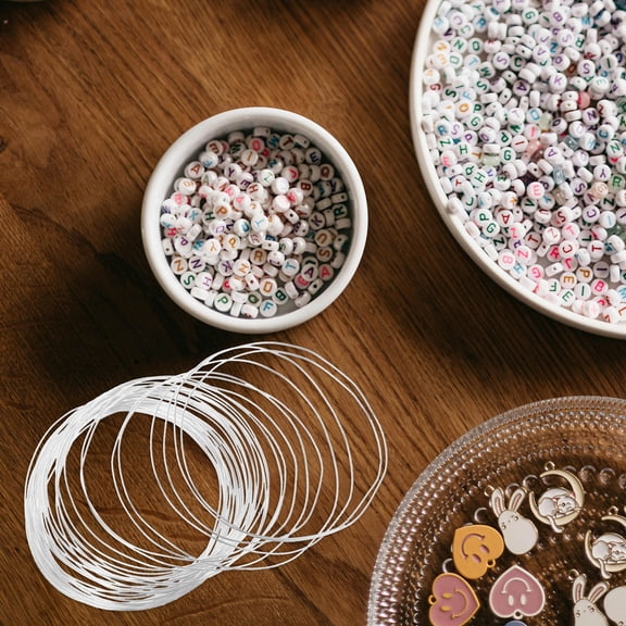 BESTYASH 1 Roll Jewelry Making Wire Silver for Crafters and Artists in Creative Scenarios